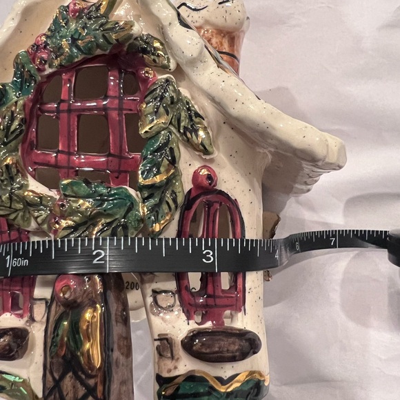 Blue Sky Holly Berry Tealight House Heather Goldminc holiday Christmas decor - Picture 17 of 17